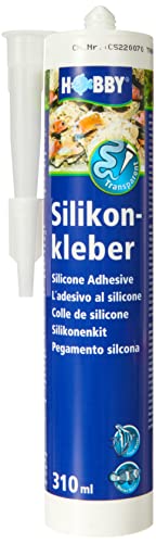 Hobby 11940 Silikonkleber, Kartusche, 310 ml, transparent