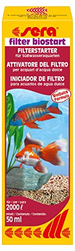 sera filter biostart 50 ml - Bakterien und Enzyme stehen hier in den Startlöchern - für Außenfilter - Filterstarter bzw. Filterstart fürs Aquarium, Wasseraufbereiter Aquarium