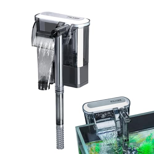 Zibeem Aquarium-Filterpumpe, Filter für Aquarium - Kleine Aquarium-Filterpumpe,Leiser Aquariumfilter, Aquariumpumpen und Filter mit einstellbarem Durchfluss, Geschenk für Aquariumliebhaber