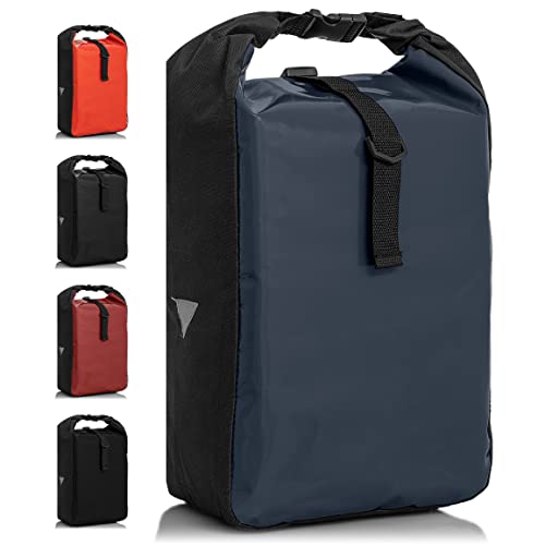 BÜCHEL Fahrradtasche für Gepäckträger I wasserabweisend und bis zu 10kg belastbar I Fahrradtasche Gepäckträger aus Tarpaulin, Gepäckträgertasche, Fahrrad Taschen hinten