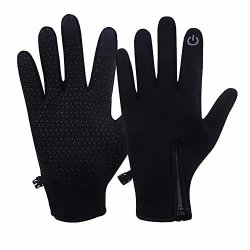 Ahagogo Winter-Touchscreens warme Handschuhe zum Radfahren Premium-thermische Winddichte Handschuhe Outdoor-Sportarten XL Heizlüfter Test Energiesparend