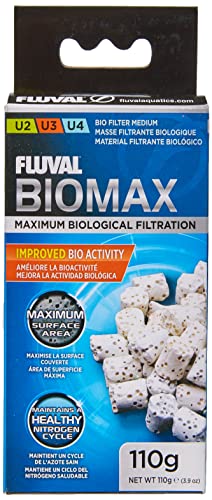 Fluval Biomax, Bio-Ringe mit einem komplexen Porensystem für Nutzbakterien, für die Fluval Innenfilter U2, U3 und U4, 110g