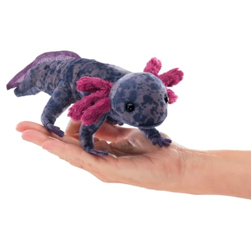 Folkmanis Schwarze Axolotl Fingerpuppe