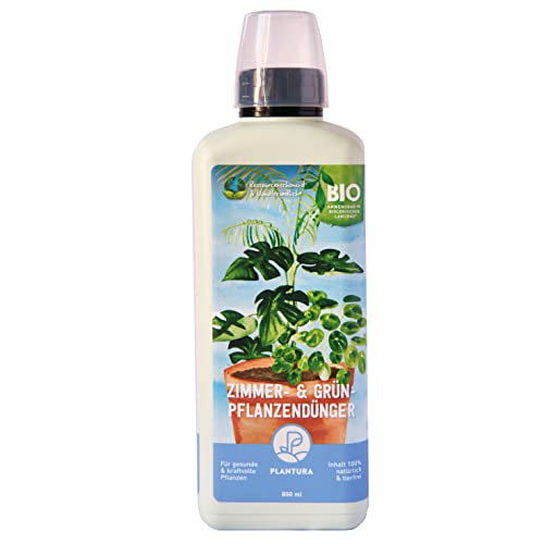 Plantura Bio-Zimmer- & Grünpflanzendünger, Flüssigdünger für Zimmerpflanzen & Palmen, 800 ml