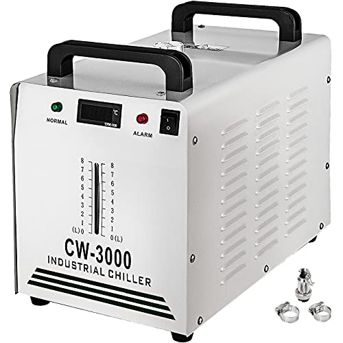 BuoQua Wasser Kühler 9L Industrieller Wasserkühler CW-3000DG Thermolyse Typ 50W Water Chiller Wasserkühlung CO2 Laser Rohrkühler für CNC Gravieren