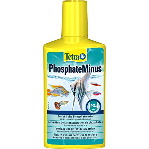 Tetra PhosphateMinus - senkt schonend und zuverlässig den Algennährstoff Phosphat im Aquarium, 250 ml