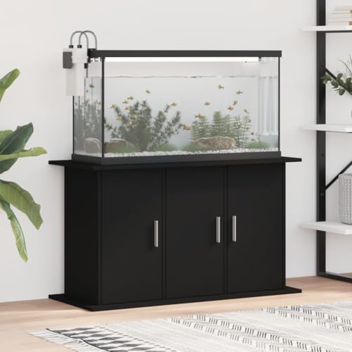 Xichuzi Aquariumständer Schwarz 101x41x58 cm Holzwerkstoff, Aquarium Unterschrank, Aquarium Schrank, Aquariumschrank, Aquarium Tisch, Aquarium Stands 833632