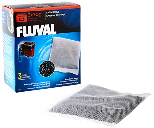 Fluval C3 Aktivkohlepatrone, 210g, 3er Pack