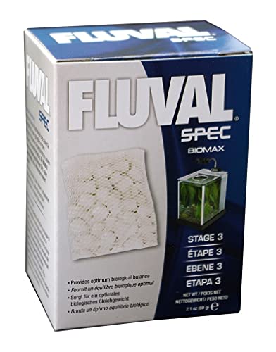 Fluval Biomax, Bio-Ringe mit einem komplexen Porensystem für Nutzbakterien, geeignet für Flex 34 L, 57 L und 123 L sowie die Spec 1, 3 und 5 Aquarien,42g