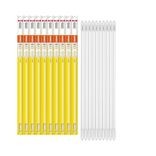 OSRAM LED TUBE T5 HF HE21 849 mm, lineare LED-Röhre, 10W, 1350lm, 3000K, warmweißes Licht, LED-Ersatz für herkömmliche T5-Leuchtstoffröhren mit G5 Sockel, lange Lebensdauer, energiesparend,10-Pack