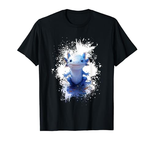 Axolotl Glücksbringer Haltung Wasser Geburtstag Fanartikel T-Shirt