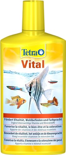 Tetra Vital - fördert Vitalität, Wohlbefinden und Farbpracht bei Fischen, ergänzt lebenswichtige Vitamine und Mineralstoffe, 500 ml Flasche