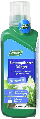 Westland Zimmerpflanzen Dünger, 500 ml – Pflanzendünger für gesundes Wachstum und grüne Blätter, Flüssigdünger mit praktischer Dosierhilfe