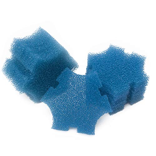 LTWHOME Blau Rauh Ersatz Filterschwamm Passend für Oase SwimSkim 25 (12 Stück)
