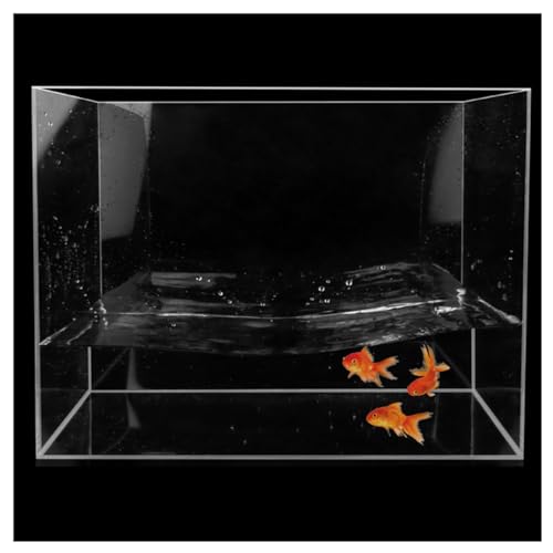 Aquarium Klar Fisch Schale, Transparentes Aquarium aus Acryl, Stabiler Kunststoff, großes Aquarium for Fische, Schildkröten und Insekten, kann als Aufbewahrungsbox verwendet werden(50x10x10)