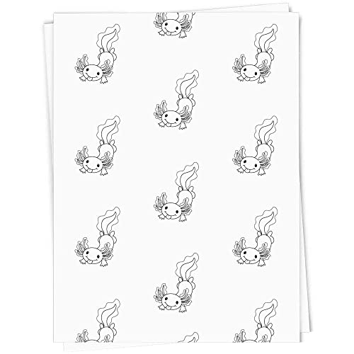 A1 'Netter Axolotl' Geschenkverpackung/Papierpapierblatt (GI00070240)