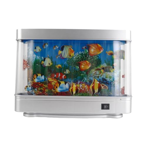 Colcolo Tropische Künstliche Fische Lampe, Fisch Aquarium Dekorations Lampe, Künstlich Aquarium Dekorationslampe für Heim Schlafzimmer Desktop Dekoration für Feiertage, Büro, Zuhause, Geburtstage