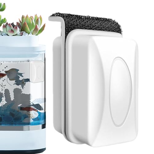 Magnetischer Aquariumreiniger, magnetischer Aquarium-Scheibenreiniger – Glasreinigungsbürste für Aquarienglas | obere Eckbürste für magnetische Fischtank, für Tür