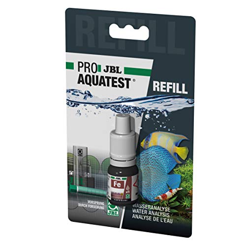 JBL Wassertest-Nachfüller, Für Süß-/Meerwasser-Aquarien und Teiche, ProAquaTest Fe Eisen Refill, 1 Stück