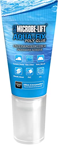 MICROBE-LIFT Aqua-Fix - 60 g - Vielseitiger Unterwasserkleber für Gestein, Glas, und mehr. Ideal für Aquarien, sichere Anwendung.