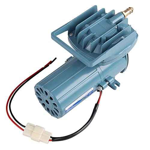 Aquarium Luftpumpe DC 12V 35W, Superleise Tragbar Aquarium Sauerstoffpumpe Belüfter Luftpumpenbelüfter DC-Luftbelüfterpumpe für Aquarien für Fischteiche 68 l/min