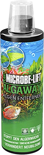 MICROBE-LIFT Algaway - 473 ml - Algenvernichter - Schnelle & effektive Algenbekämpfung für Süßwasseraquarien, verhindert Neubildung, sicher für Fische und Pflanzen