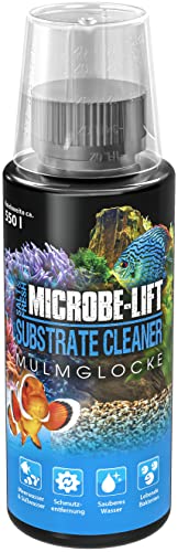 Microbe-Lift Substrate Cleaner - 118 ml - 100% biologische Bodenreinigung für Meer- & Süßwasseraquarien, entfernt Mulm & Schmutz, unterstützt gesundes Aquarienleben.