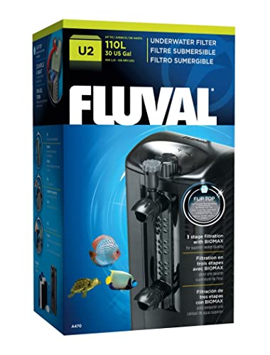 Fluval U2 Innenfilter, für Aquarien von 45 bis 110l, 5W