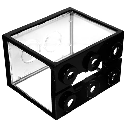 CIYODO 2 STK Aquarium Kleine Behälter Fischbehälter Im Einfachen Stil Wohnaccessoire Sieb Für Die Spüle Abs Filter Transparent Klarer Behälter Mini Fischglas Behälter Für Goldfische Acryl