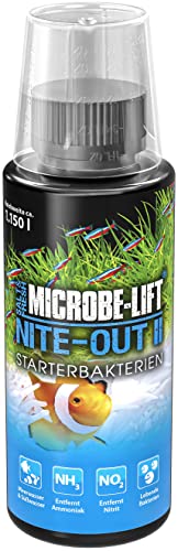 MICROBE-LIFT Nite-Out II - 118 ml - Lebende Starterbakterien zur schnellen und sicheren Einrichtung von Meer- und Süßwasseraquarien, fördert die biologische Balance, 100% biologisch