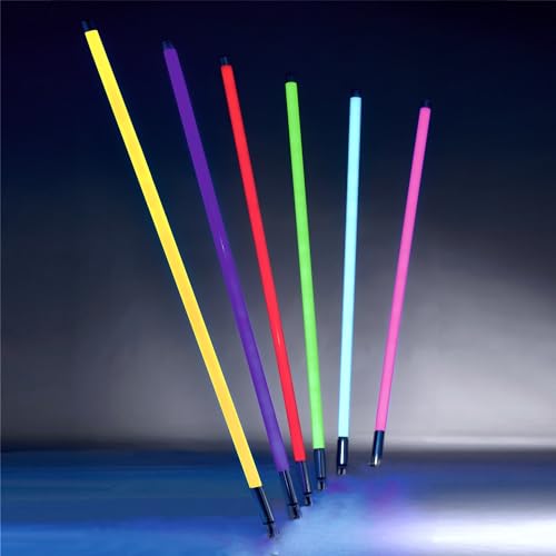 Xenotec 1x Premium Leuchtstab Led – 130 cm lang - RGB – Helles, angenehmes, buntes Licht – 12V – stromsparend–Steckertrafo inkl. Zuleitung - Lichtstab - Lichtröhre
