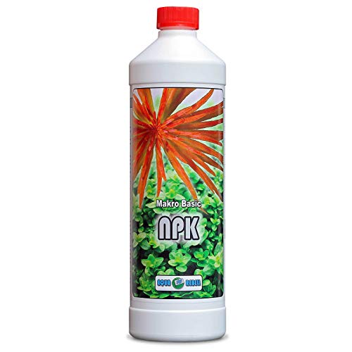 Aqua Rebell ® Makro Basic NPK Dünger - 1 Literflasche - optimale Versorgung für Ihre Aquarium Wasserpflanzen - Aquarium Dünger speziell für Wasserpflanzen entworfen