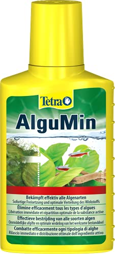 Tetra AlguMin - bekämpft schnell alle Arten von Algen im Aqarium und verhindert effektiv die Neubildung, 100 ml Flasche