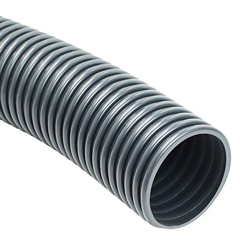 Absaugschlauch PVC *Grau Saugschlauch Spiralschlauch Flexschlauch leicht & flexibel - Meterware - (100 mm)
