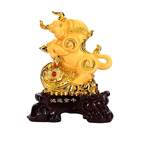 Feng Shui Skulptur Sternzeichen-Vieh-Ornamente steigern das Glück, Feng-Shui-Skulptur, Wohnzimmer, Büro, Arbeitszimmer, Schreibtisch, Dekoration, Kunstharz, Kunsthandwerk Ornamente Statue