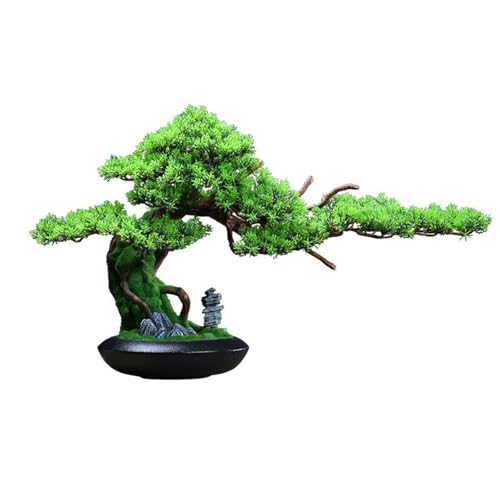 Huangj-0527 künstliche Bonsai Chinesischer Licht Luxus Simulation Baum Büro Landschaftsbau Hotel Holz Wurzel Carving Ornamente Eingang Schrank Dekorationen Feng Shui Kunstpflanze