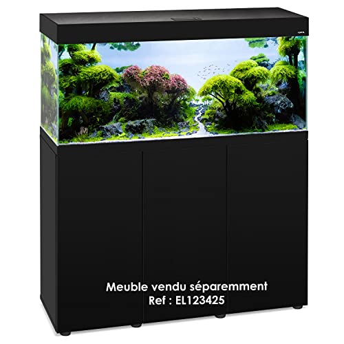 AquaEl Opti Aquarium Set 240 schwarz LED 2.0 2 x 17 W 121 x 41 x 56 cm D 8 mm 240 l