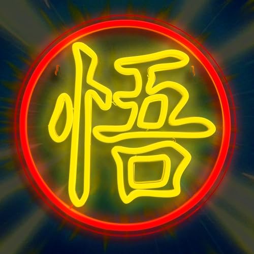Anime-Neonschild, japanisches Anime, Neonlichter, USB-betrieben, verstellbare Helligkeit, Anime-LED-Neonlicht für Wanddekoration, LED-Lichtschild für Schlafzimmer, Spielzimmer, Bar, Pub, Männerhöhle