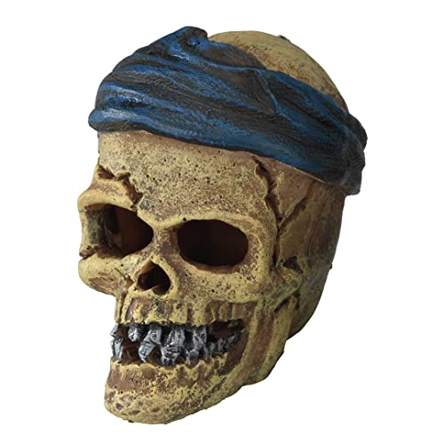 Europet Bernina 234-430101 Aquariumdekoration Aqua Della Pirate Skull Head-Crack