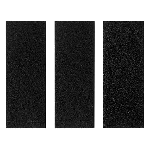 Haisheng 3 Stück Aquarium Filtermatte Schwammfilter Set Luftfiltermatte Aquarium Filterschaum Zuschneiden Aquarium Schaum Aquarium Filter Pads für Aquarium Fisch Teich Kanister Filtern (2 Größen)