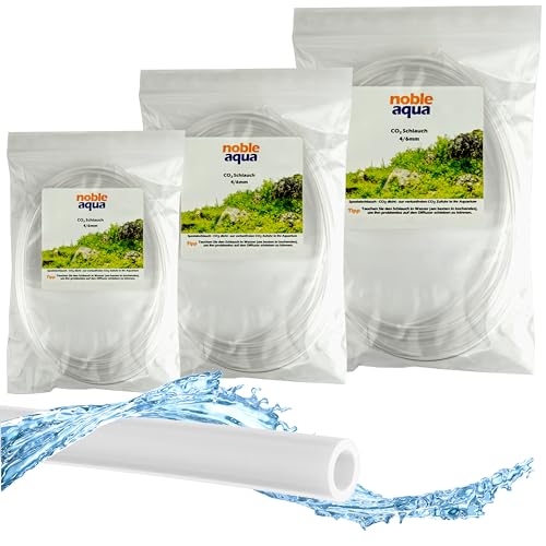 noble aqua CO2 Schlauch Aquarium - 3m 5m 10m - 4/6mm Spezialschlauch CO2 dicht (3m)