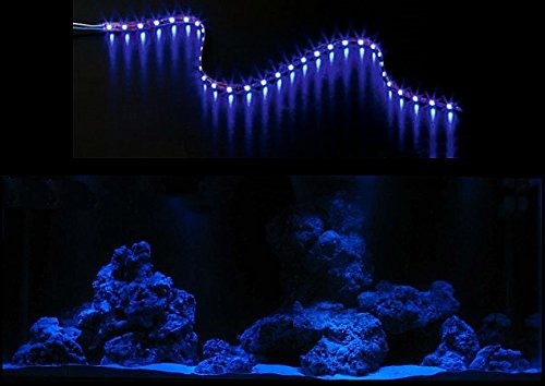 creative lights AQUARIUM MONDLICHT, LED LICHTLEISTE 150 CM + DIMMER KOMPLETTSET FLEXI-SLIM BLAU