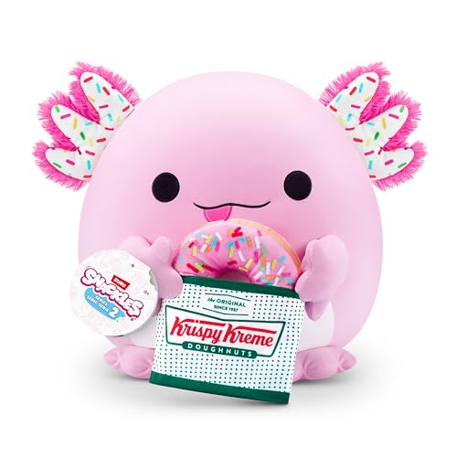 Snackles 77605M, Axolotl (Krispy Kreme), Series 2, großes Plüschspielzeug, Small (20 cm)