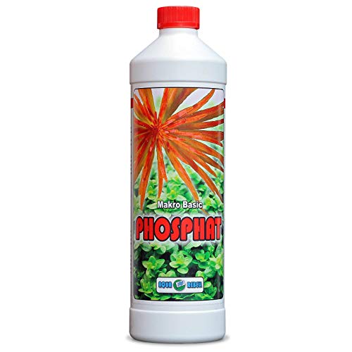 Aqua Rebell ® Makro Basic Phosphat Dünger - 1 Literflasche - optimale Versorgung für Ihre Aquarium Wasserpflanzen - Aquarium Dünger speziell für Wasserpflanzen entworfen