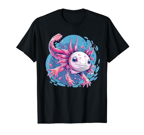 Lustig aussehendes Axolotl Outfit für Jungen und Mädchen T-Shirt