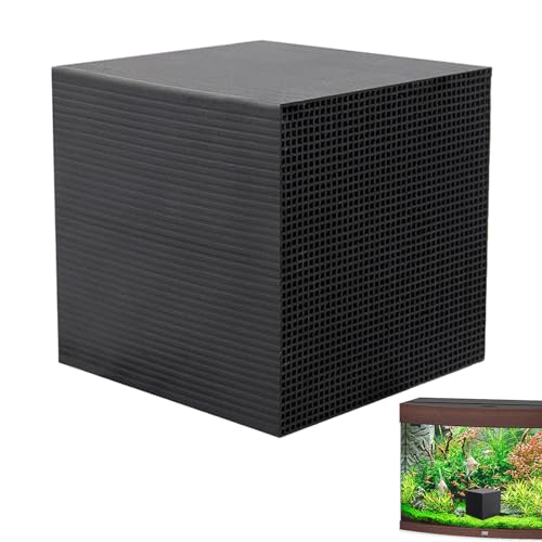 Mxshc Aktivkohle Wasserfilter Aquarium Wasserfilter Würfel Wasserreinigung Cube Wasserreinigungsfilter Aquarium Filtermaterial Aquarium Filter Zubehör Für Pferde Öko-Aquarium