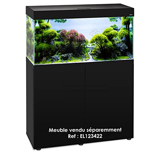 Aquael Opti Aquarium-Set, 200 Stück, schwarz, LED 2.0, 2 x 14 W, 101 x 41 x 56 cm, Stärke 8 mm, 200 l