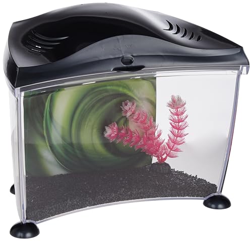 Marina Flower Aquarium (Betta), Graphit, 6,7 l