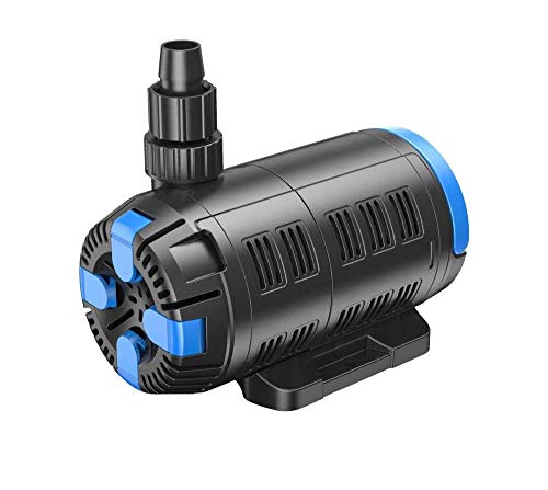 AquaOne CET-8000 regelbare Eco Teichpumpe 18-80 Watt 3500 bis 8000 L/h I Hochwertige...