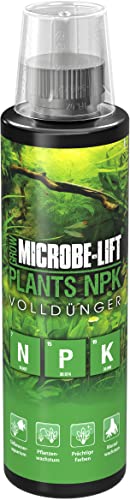 MICROBE-LIFT Plants NPK - 236 ml - Volldünger mit Nitrat, Phosphat & Kalium, fördert kräftigen Pflanzenwuchs in Süßwasseraquarien, ideal für Aquascaping.